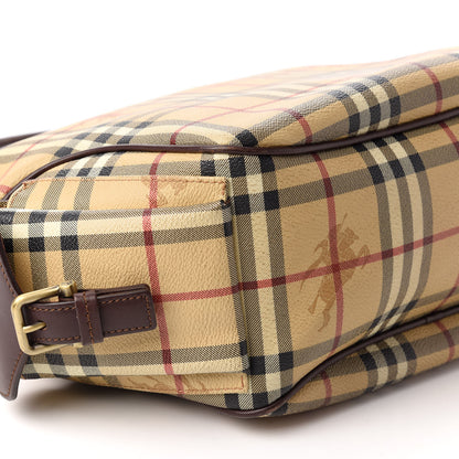 Burberry Haymarket Check Hobo Chocolate 6 of 12