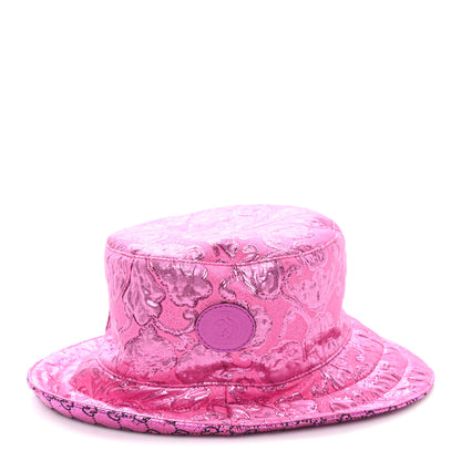 Gucci Canvas Lame GG Monogram Reversible Bucket Hat M Fuxia Pink 3 of 16