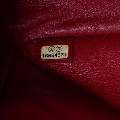 Chanel Caviar Quilted Jumbo Double Flap Red 9 of 9