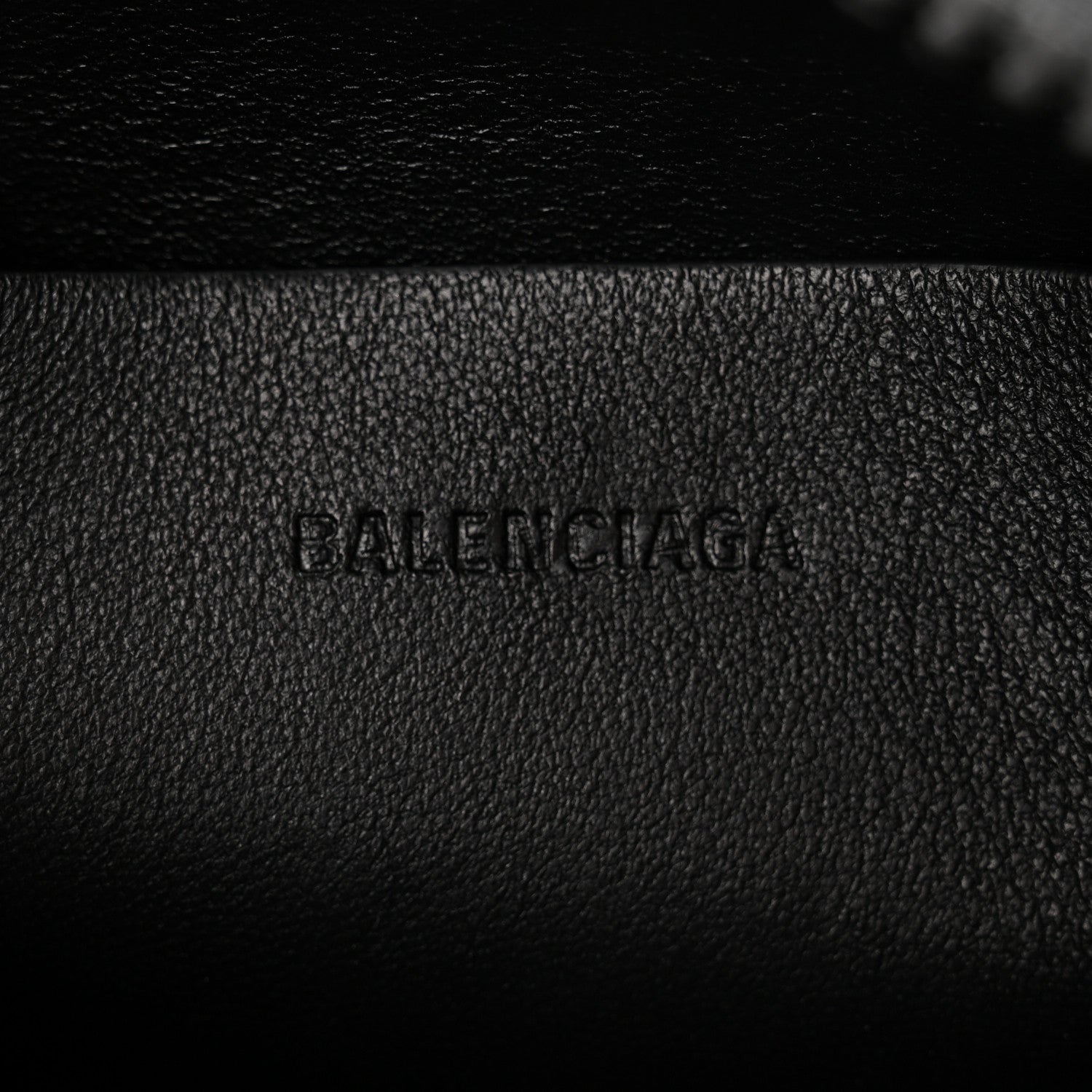 Balenciaga Grained Calfskin Embossed Car Camera Bag Black 6 of 10