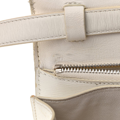 Celine Liege Calfskin Medium Classic Box Flap Bag White 15 of 16