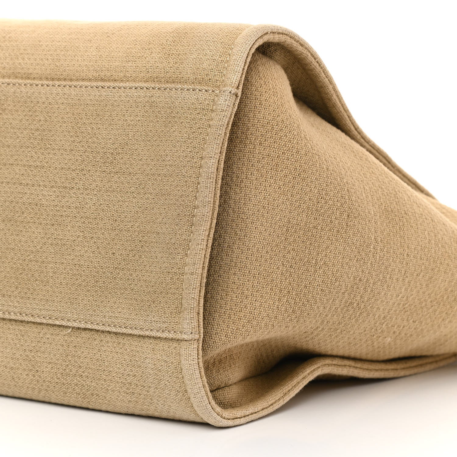 Chanel Canvas Medium Deauville Tote Beige Black 10 of 11