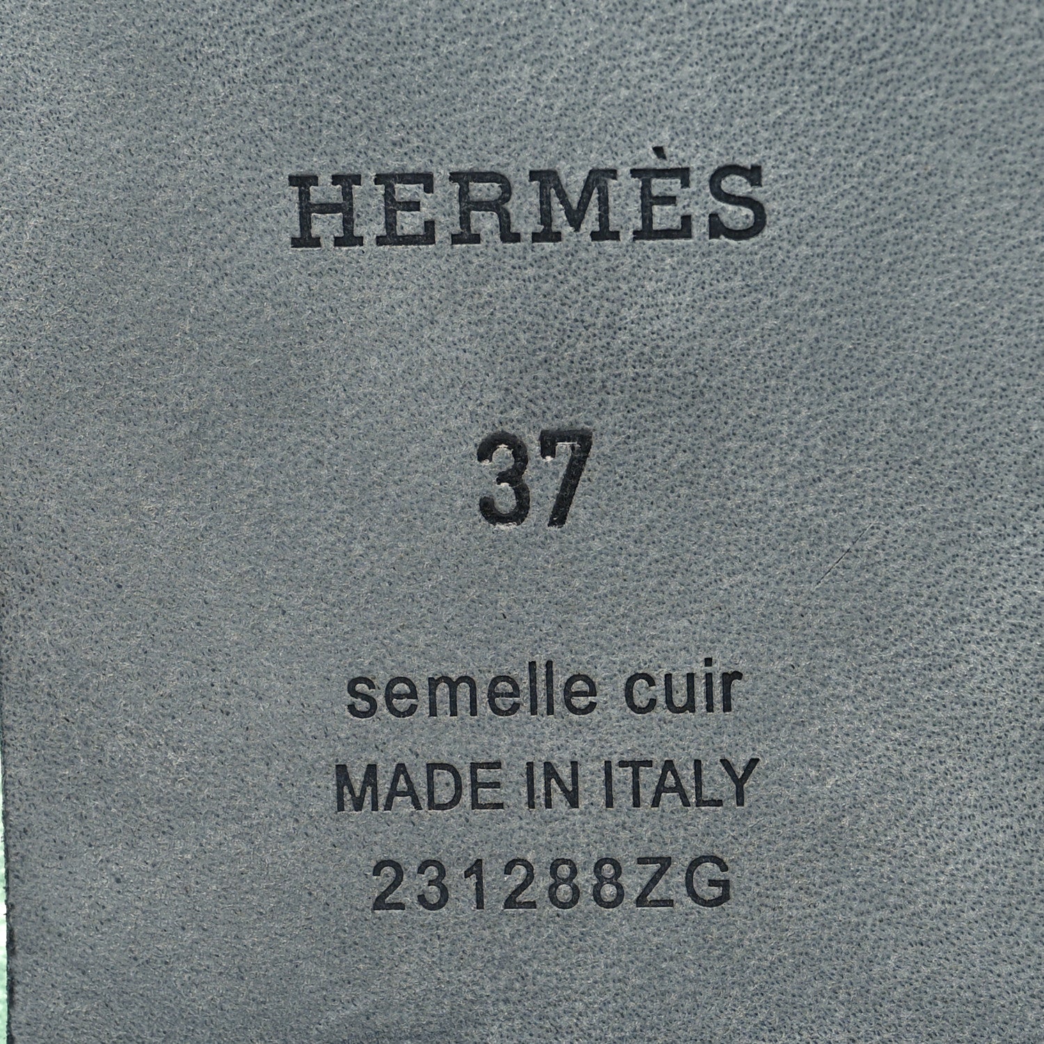 Hermes Woolskin Oran Sandals 37 Vert Anglais 6 of 8