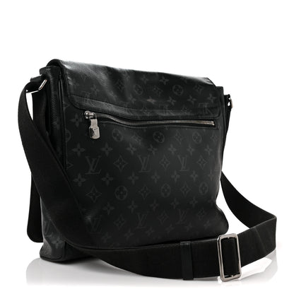 Louis Vuitton Monogram Eclipse District MM Black 3 of 10