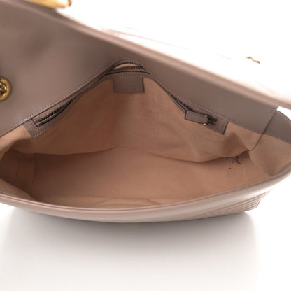 Gucci Calfskin Matelasse Large GG Marmont Shoulder Bag Porcelain Rose 5 of 14
