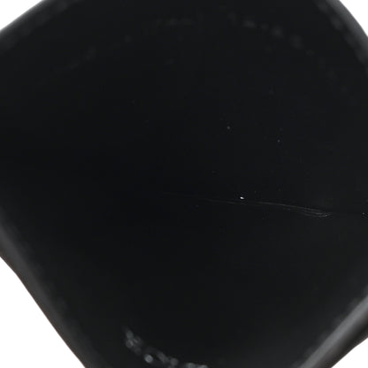 Christian Dior Oblique Grained Calfskin Marquetry Saddle Card Holder Black 5 of 8