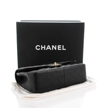 Chanel Caviar Quilted Jumbo Double Flap Black 4 of 8