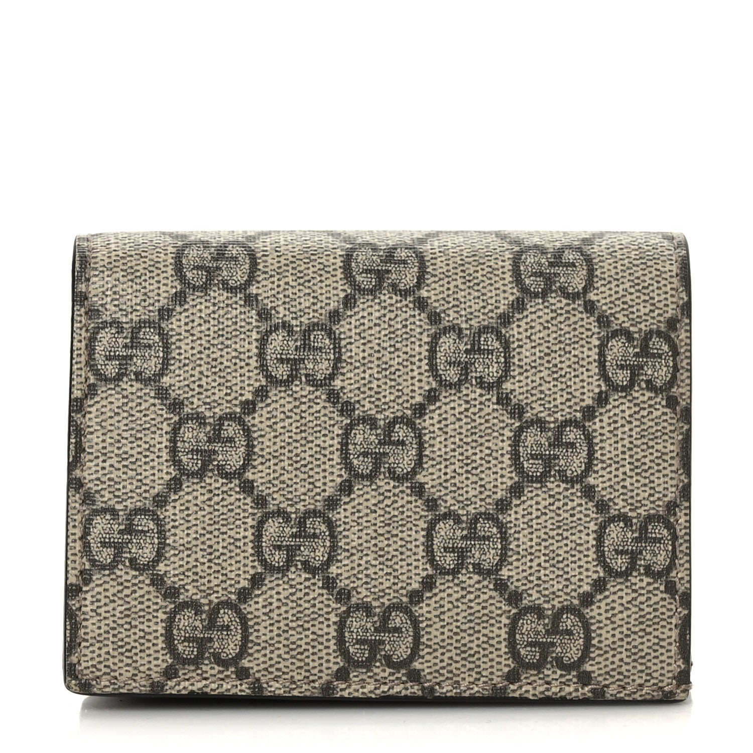 Gucci GG Supreme Monogram Card Case Beige 1 of 6