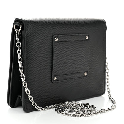 Louis Vuitton Epi Twist Belt Chain Wallet Black 3 of 9