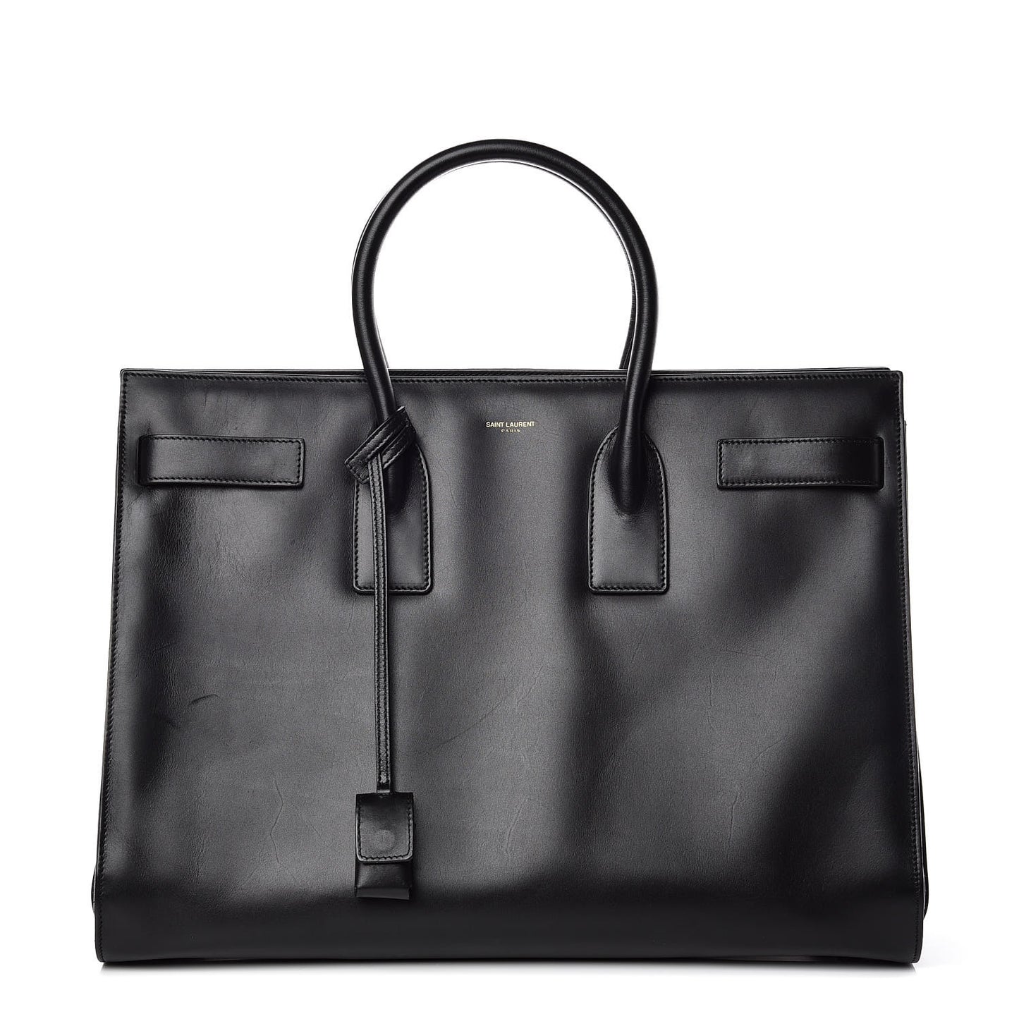 Calfskin Large Sac De Jour Carryall Black