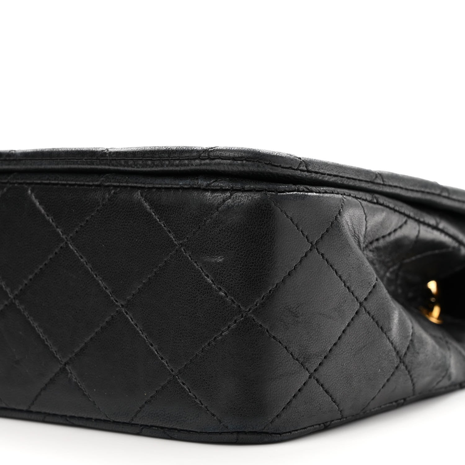 Chanel Lambskin Quilted Small Single Flap Black 10 of 14