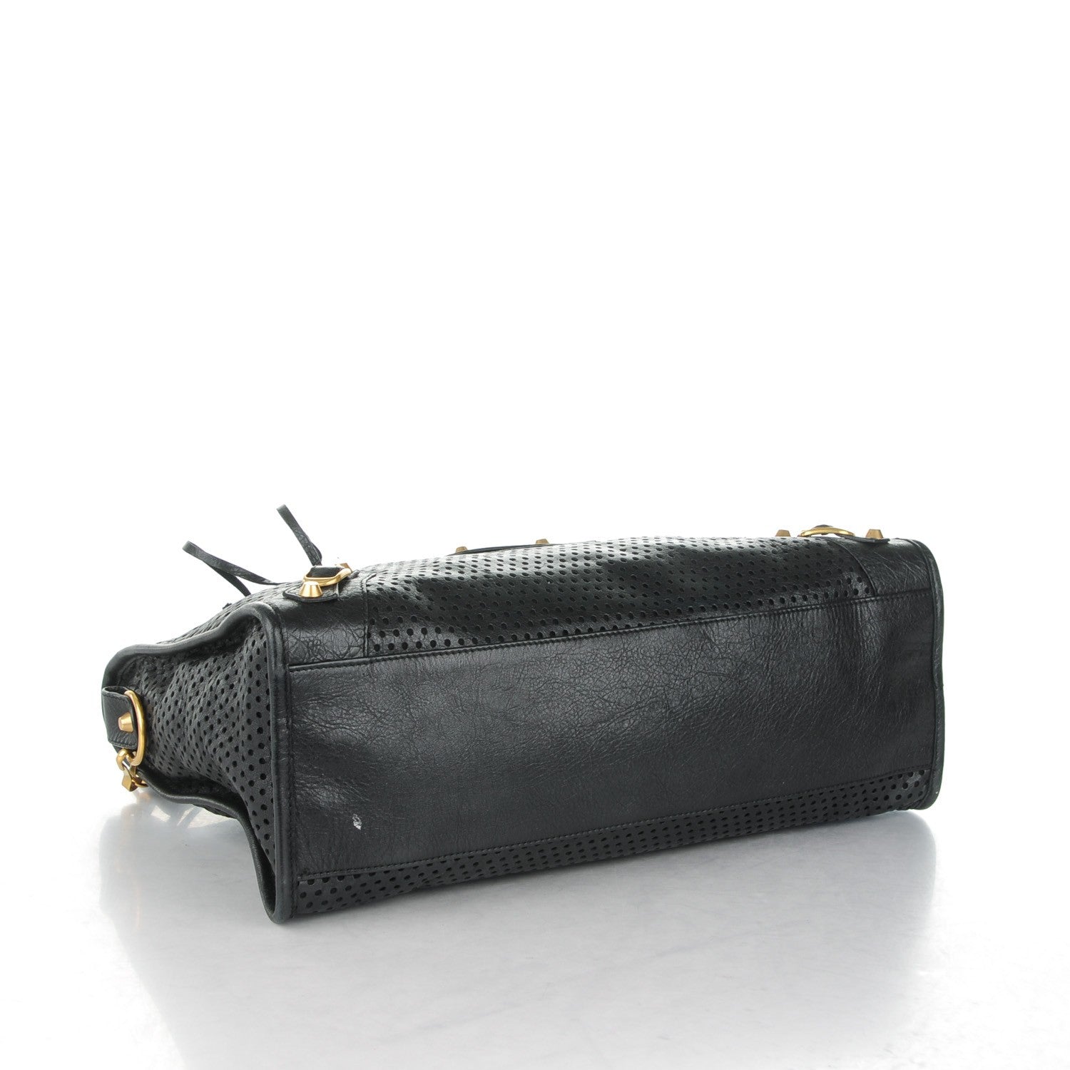 Balenciaga Agneau Perforated Dot City Black 4 of 7