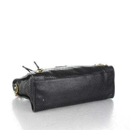 Balenciaga Agneau Perforated Dot City Black 4 of 7