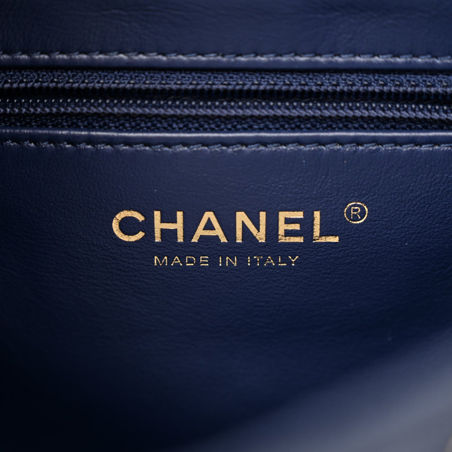 Caviar Quilted Small Filigree Backpack Navy