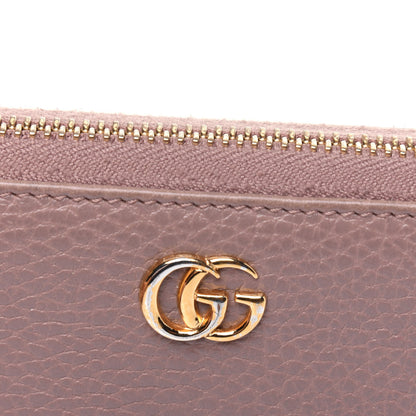 Gucci Dollar Calfskin GG Marmont Zip Around Wallet Porcelain Rose 10 of 16