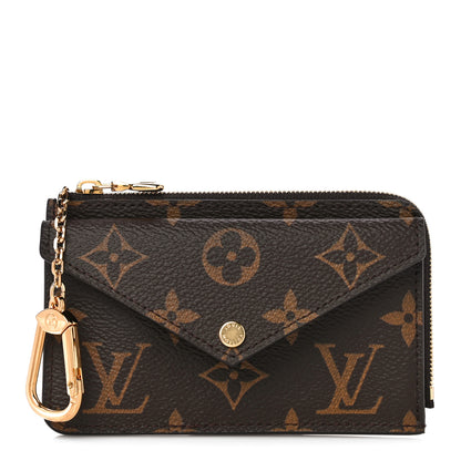Louis Vuitton Monogram Recto Verso Card Holder Black 1 of 10