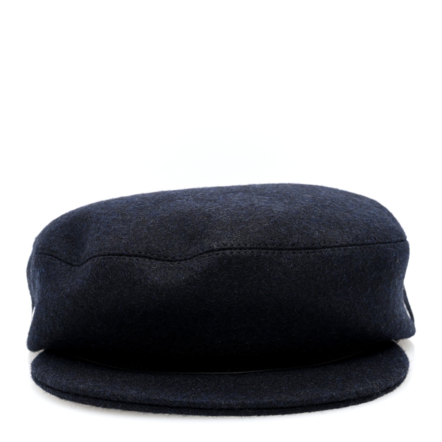 Hermes Wool Flannel Embroidered Womens Cabourg En Finesse Cap 58 3 of 8