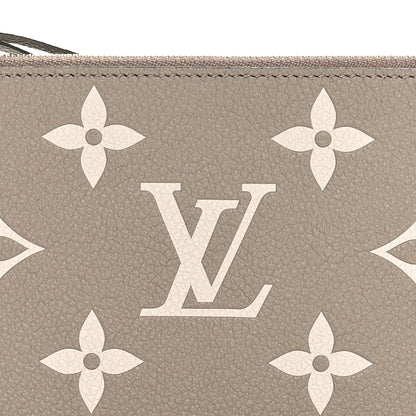 Louis Vuitton Empreinte Monogram Giant Pochette Felicie Zippered Insert Tourterelle Creme 7 of 7
