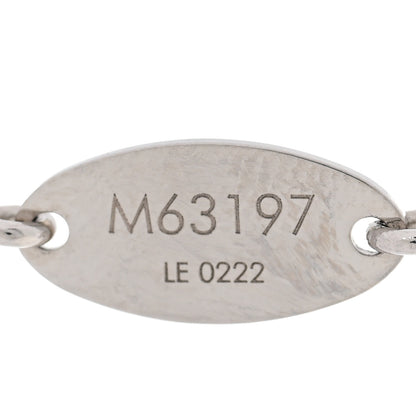 Louis Vuitton Metal Essential V Supple Necklace Silver 6 of 7