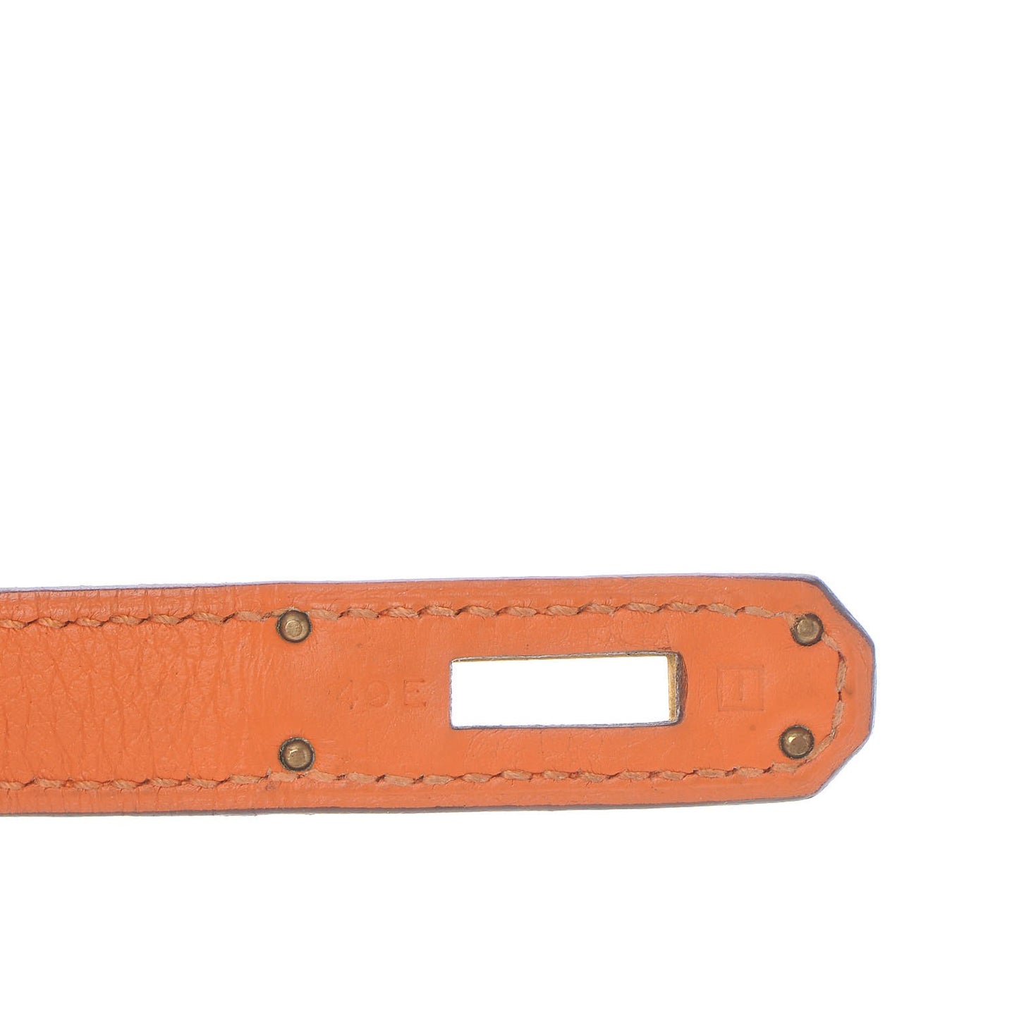 Taurillon Clemence Birkin 35 Orange