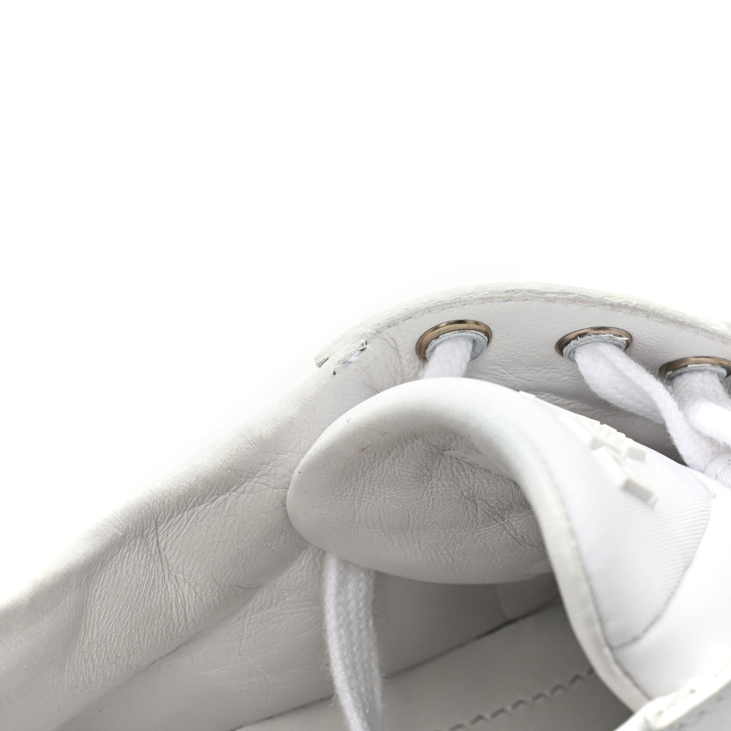 Prada Re-Nylon Spazzolato Rubber Triangle Logo Macro Quilted Mens 35mm Platform Sneakers 39 White 10 of 14