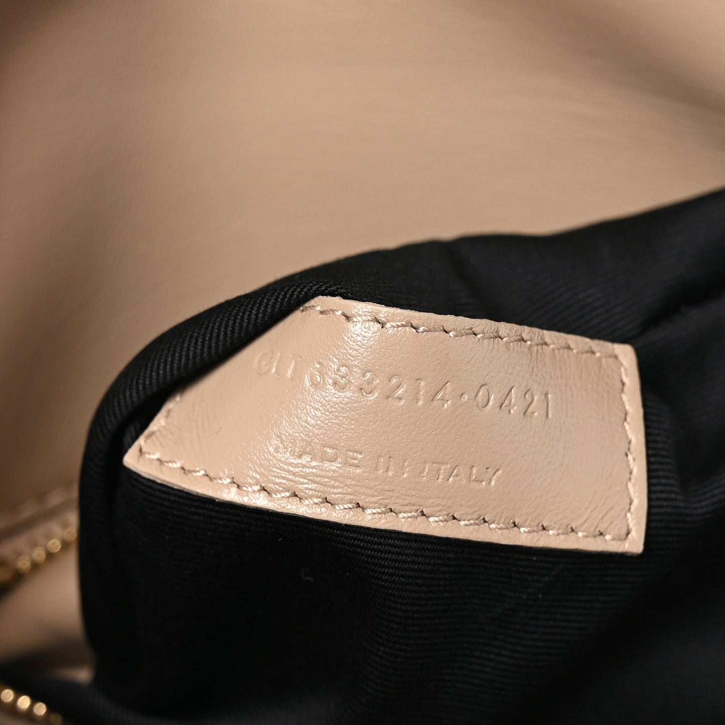 Smooth Calfskin Le Carre Satchel Dark Beige