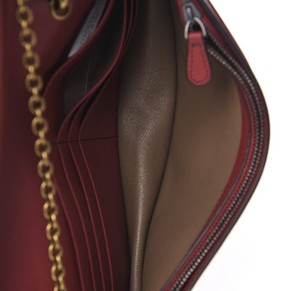 Bottega Veneta Nappa Intrecciato Ellittica Chain Wallet Baccara Rose 4 of 13