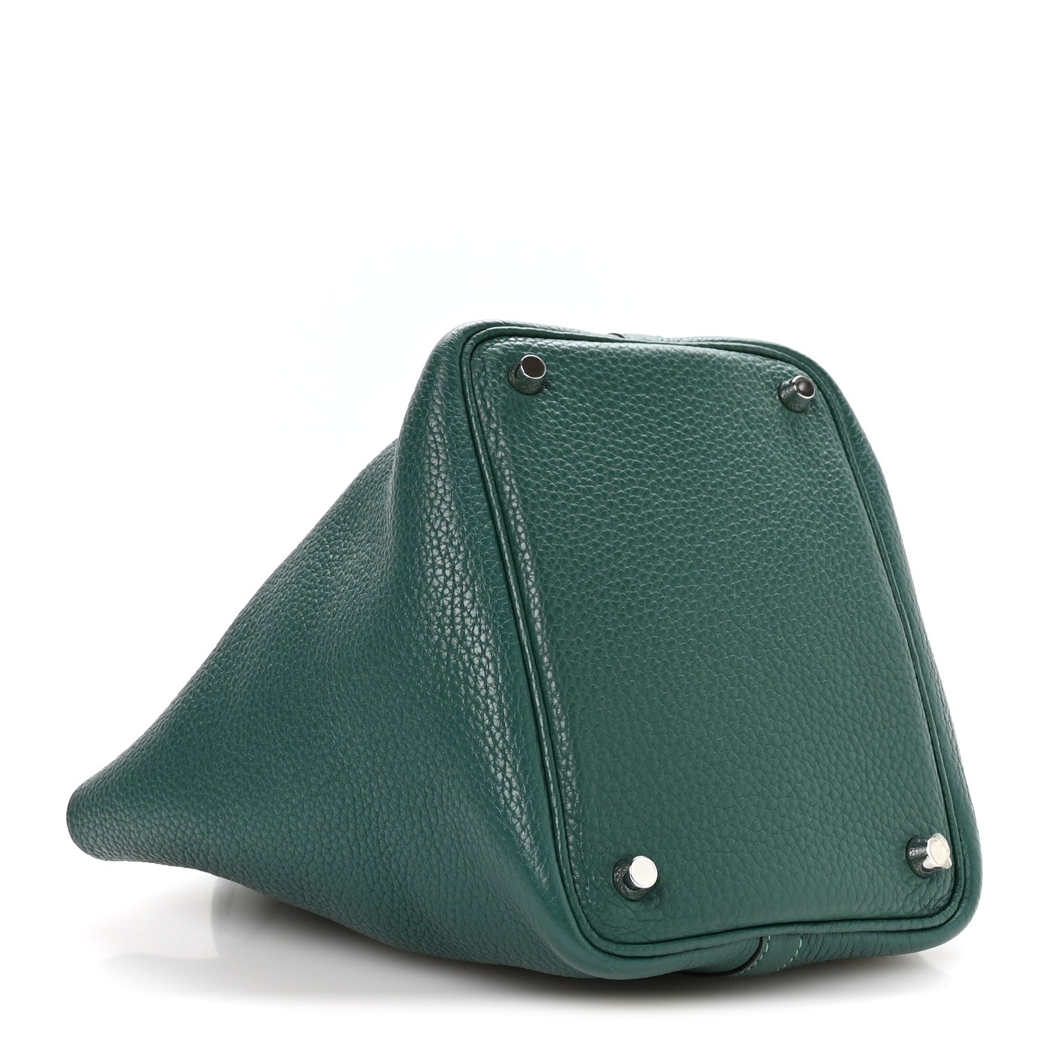 Hermes Taurillon Clemence Picotin Lock 18 PM Malachite 1865301