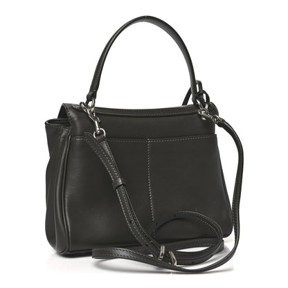 Balenciaga Natural Smooth Calfskin Mini Rodeo Top Handle Handbag Grey 3 of 10