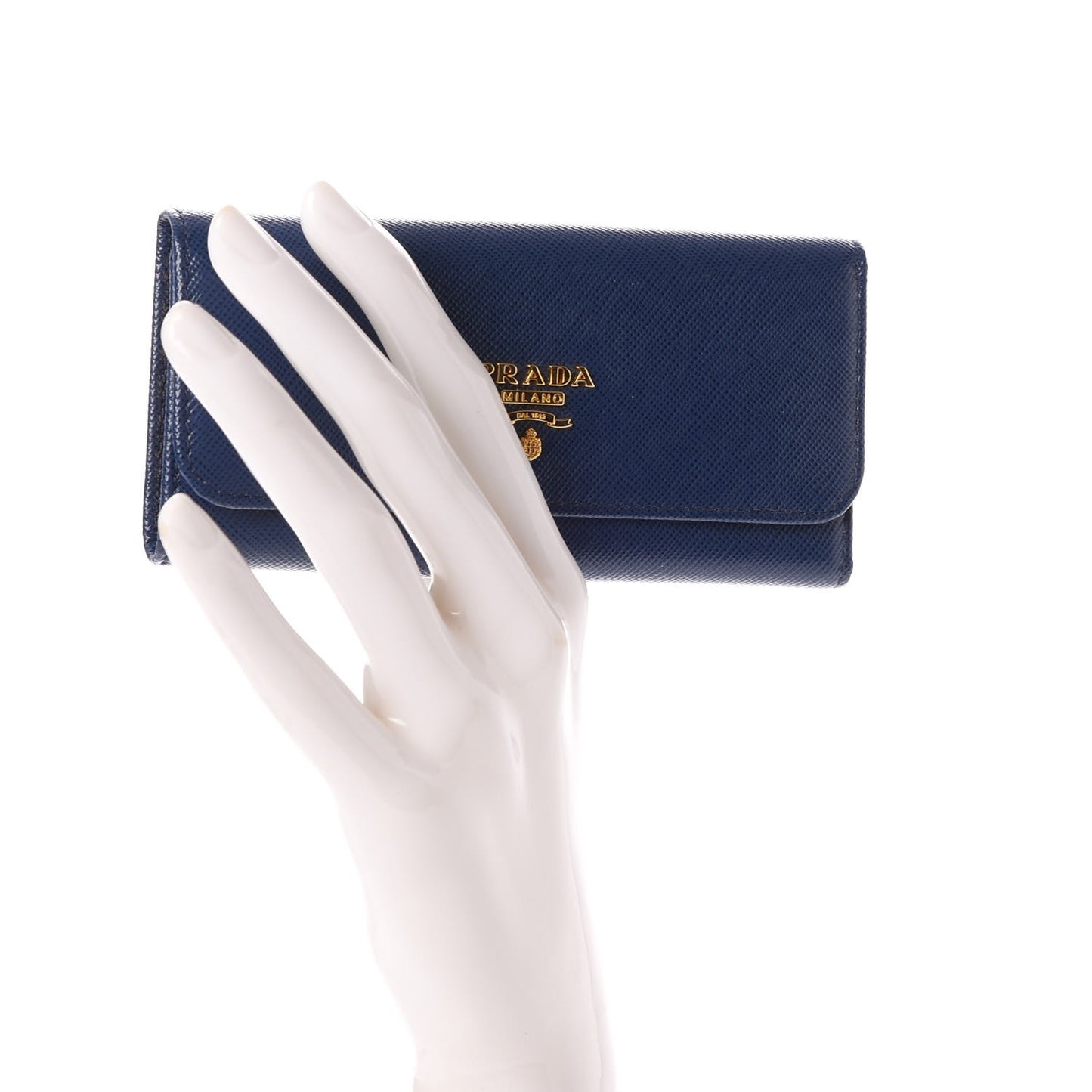 Saffiano Metal 6 Key Holder Bleuette