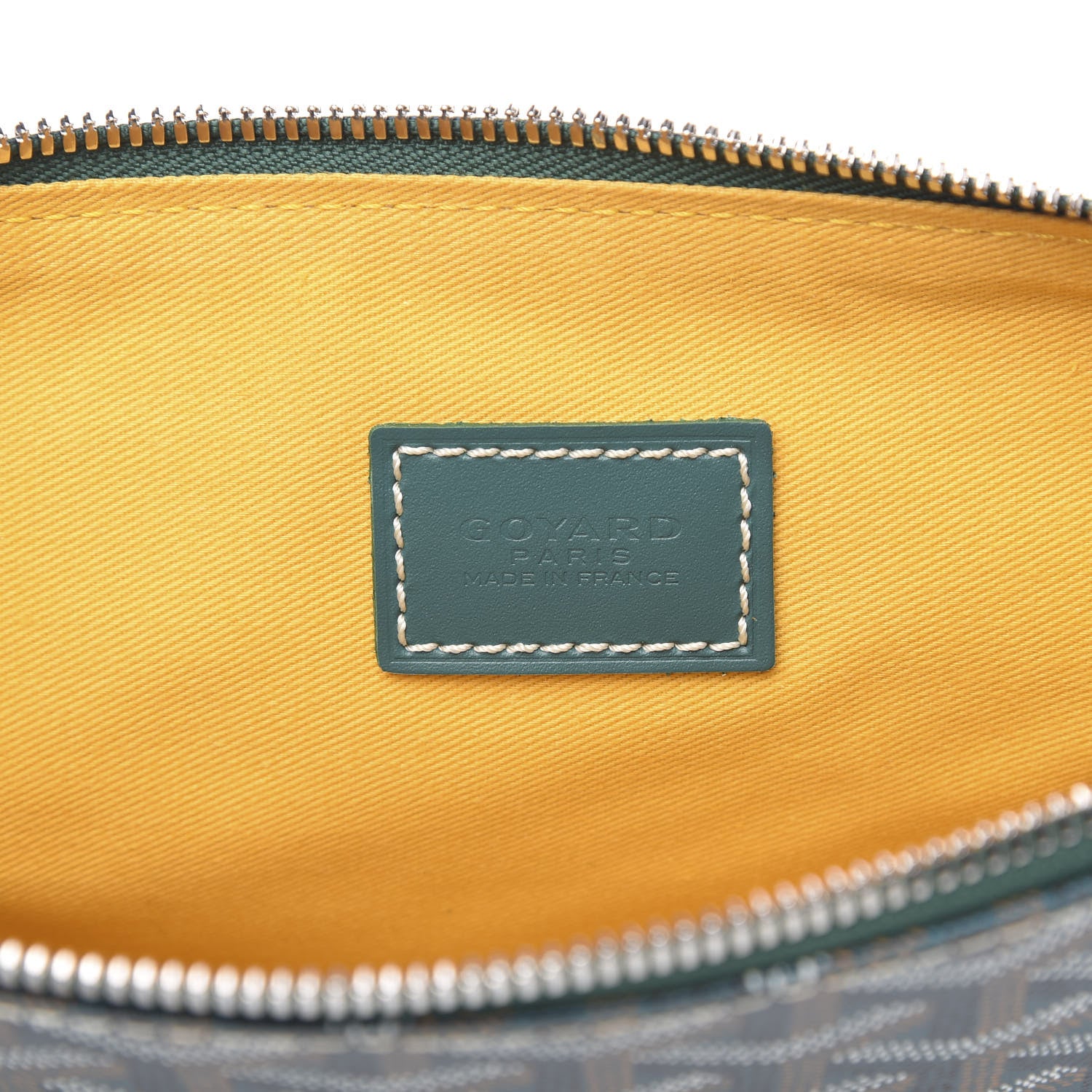 Goyard Goyardine Senat Pochette MM Green 6 of 7
