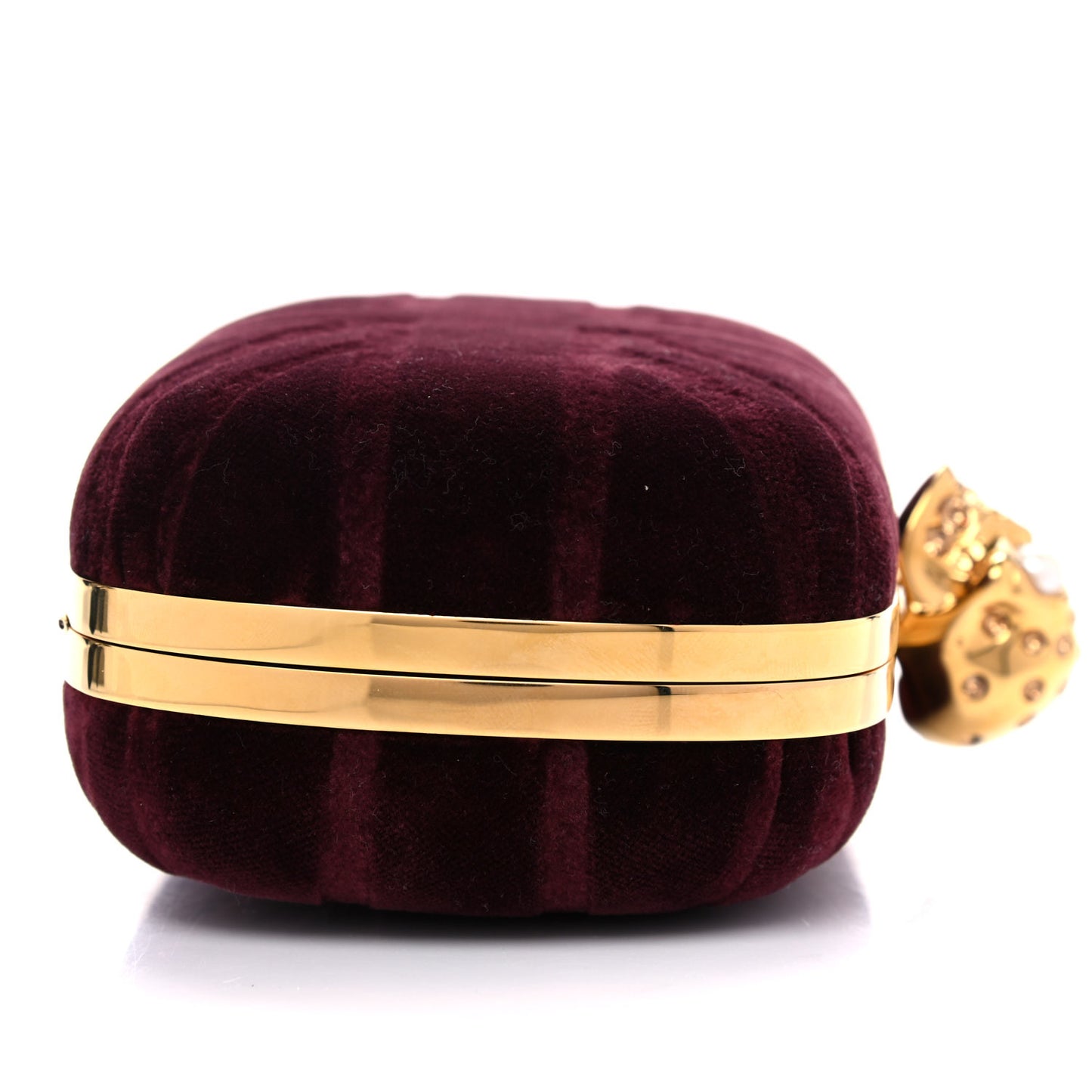 Velvet Britannia Skull Box Clutch