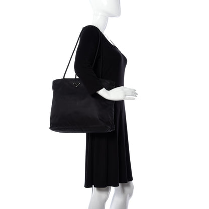 Prada Tessuto Nylon Tote Black 2 of 9