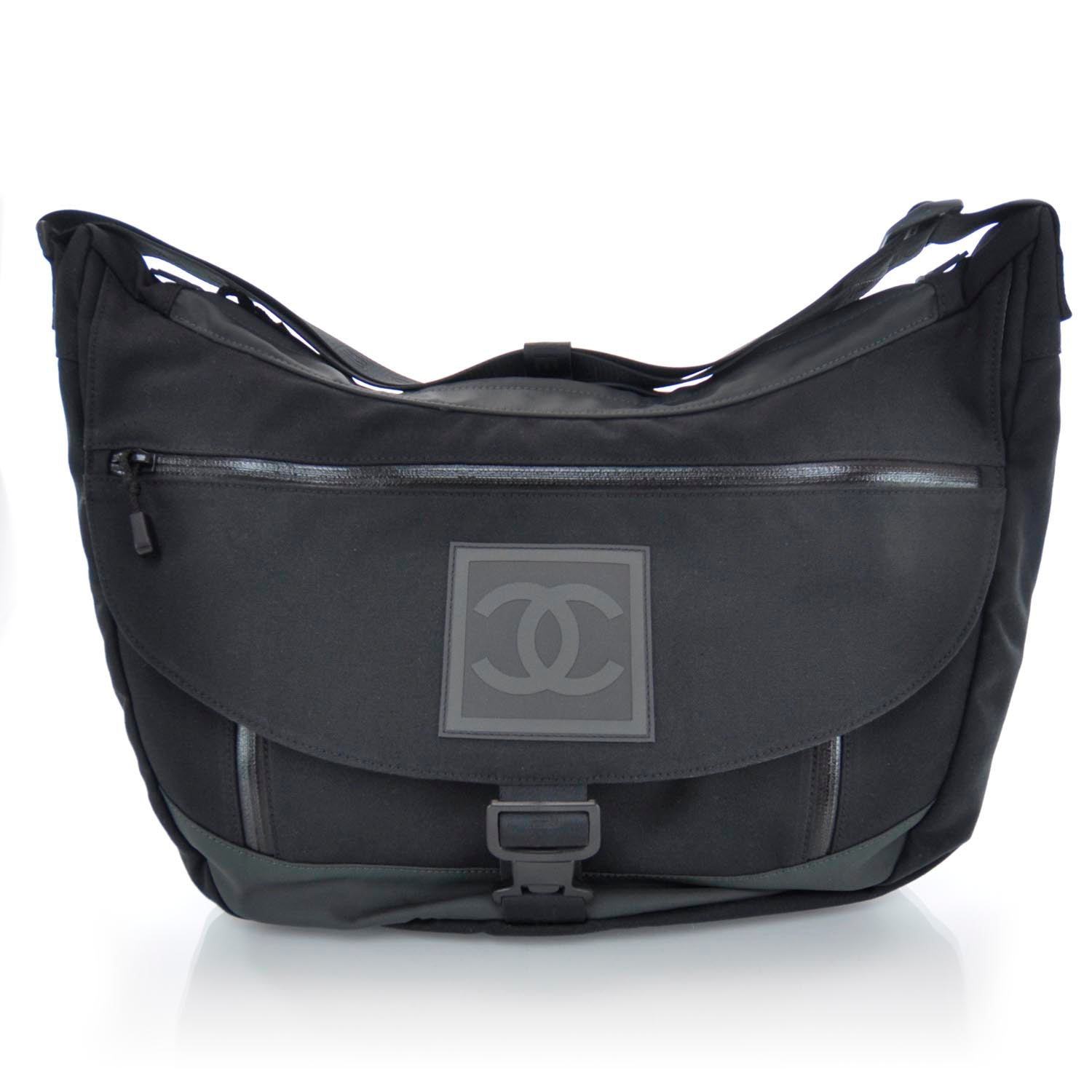 Chanel Nylon Sport Bag Black 1 of 12