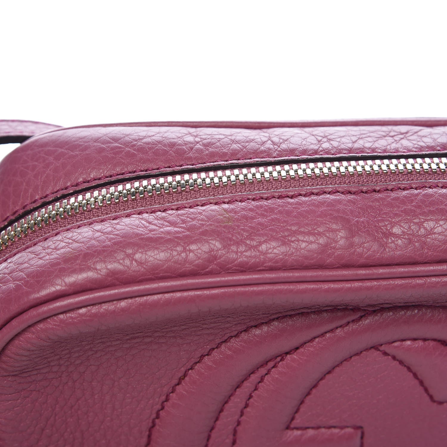 Gucci Pebbled Calfskin Small Soho Disco Bag Peonia Flower 13 of 13