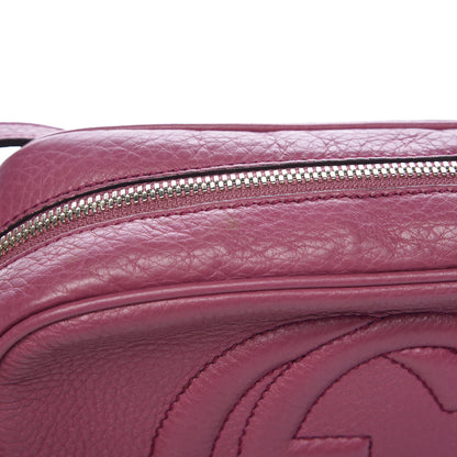 Gucci Pebbled Calfskin Small Soho Disco Bag Peonia Flower 13 of 13