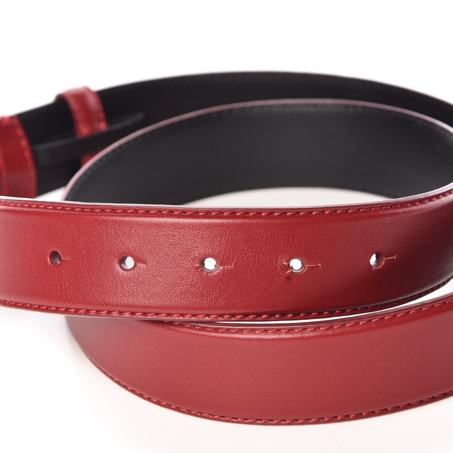 Calfskin Palazzo Medusa Belt 90 36 Red