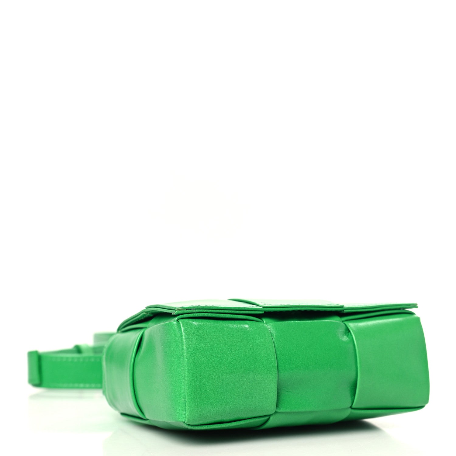 Bottega Veneta Paper Calfskin Maxi Intreccio Extra Mini Cassette Crossbody Bag Parakeet 4 of 9