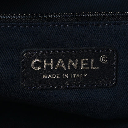 Chanel Denim Shopping Tote Blue 5 of 8