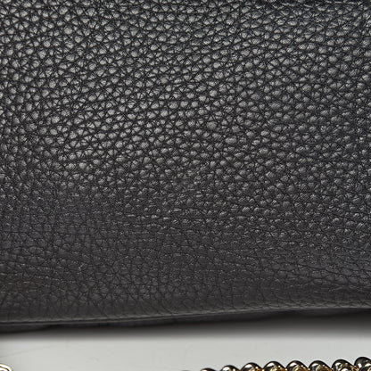 Gucci Pebbled Calfskin Medium Soho Flap Crossbody Black 15 of 20