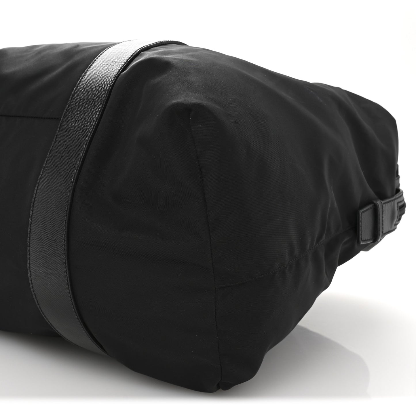 Tessuto Nylon Saffiano Carry On Travel Bag Black