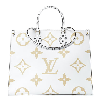 Louis Vuitton Monogram Giant Onthego GM Kaki Beige 1 of 11