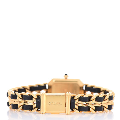 Chanel Stainless Steel Lambskin 20mm Chain Premiere Quartz Watch Gold XL 4 of 5