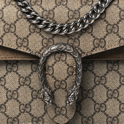 Gucci GG Supreme Monogram Mini Dionysus Shoulder Bag Taupe 8 of 11