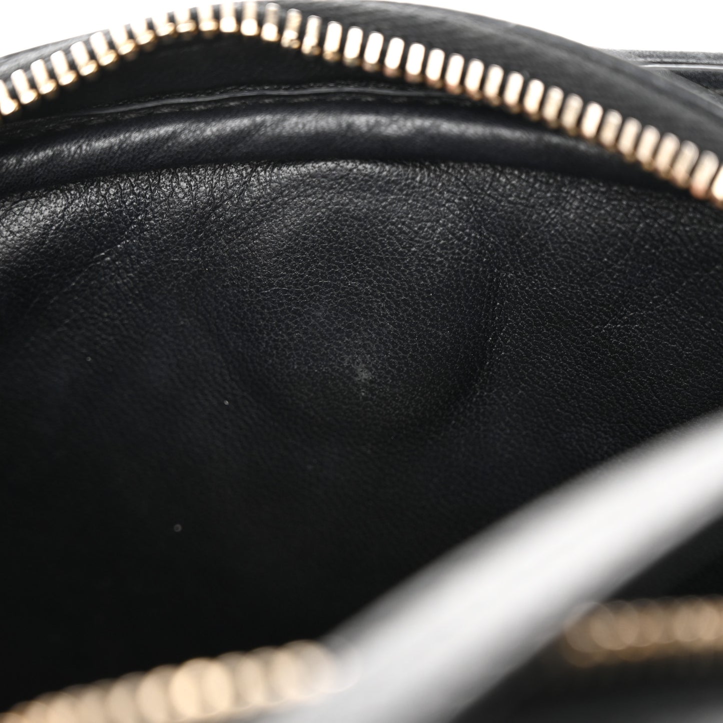 Calfskin Small Logo Go Crossbody Bag Black