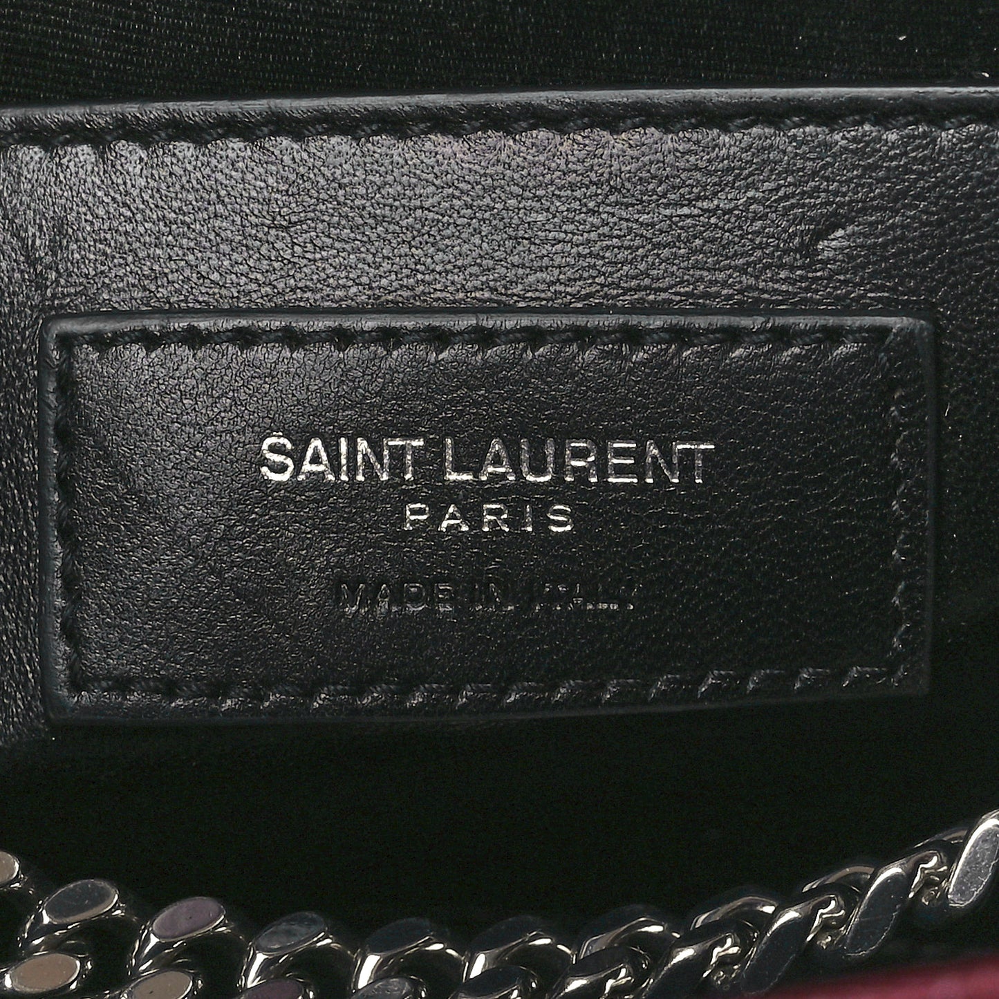 Grain De Poudre Medium Monogram Kate Satchel Dark Red