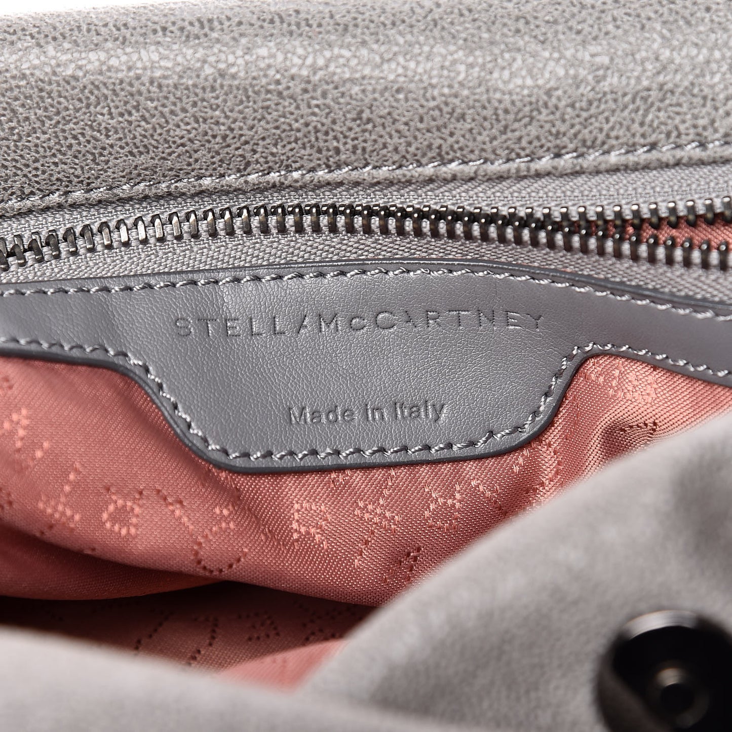 Shaggy Deer Falabella Fold Over Tote Grey
