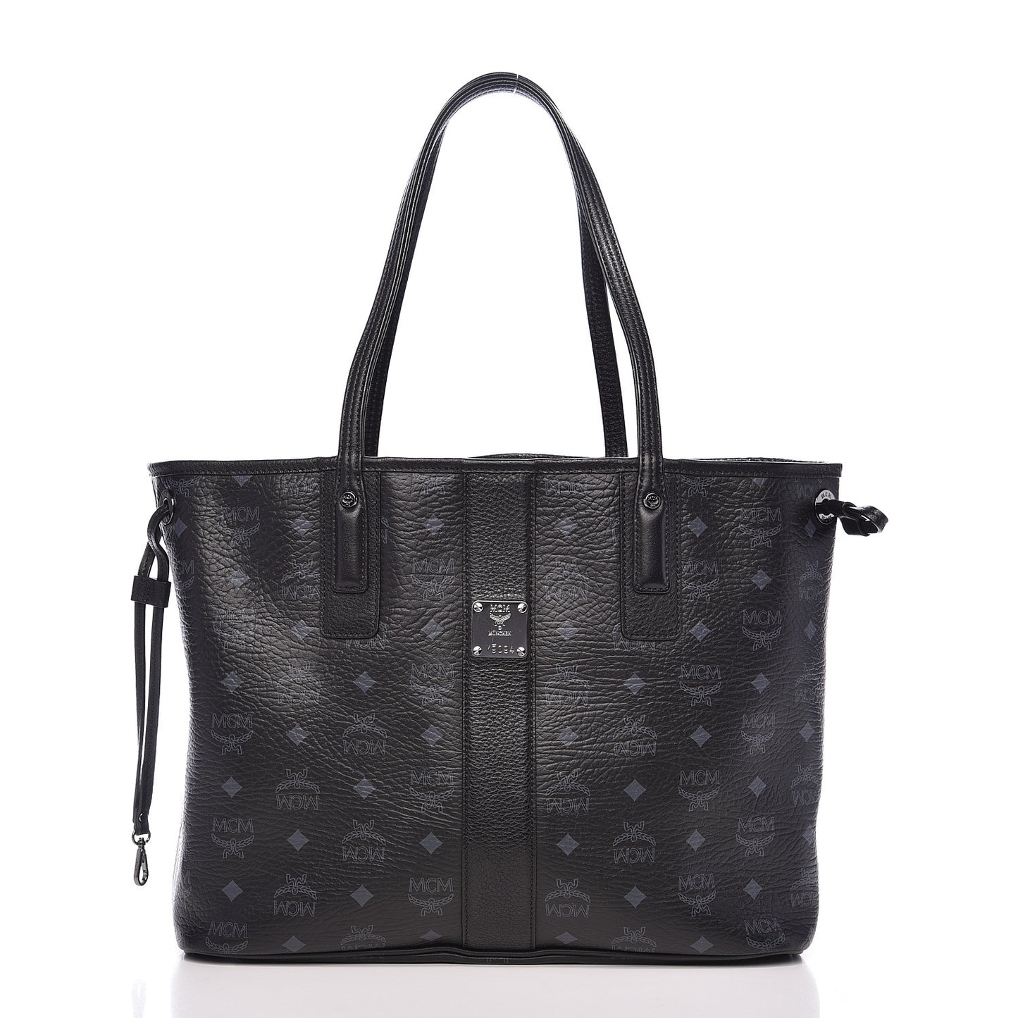 Visetos Medium Liz Reversible Shopper Tote Black