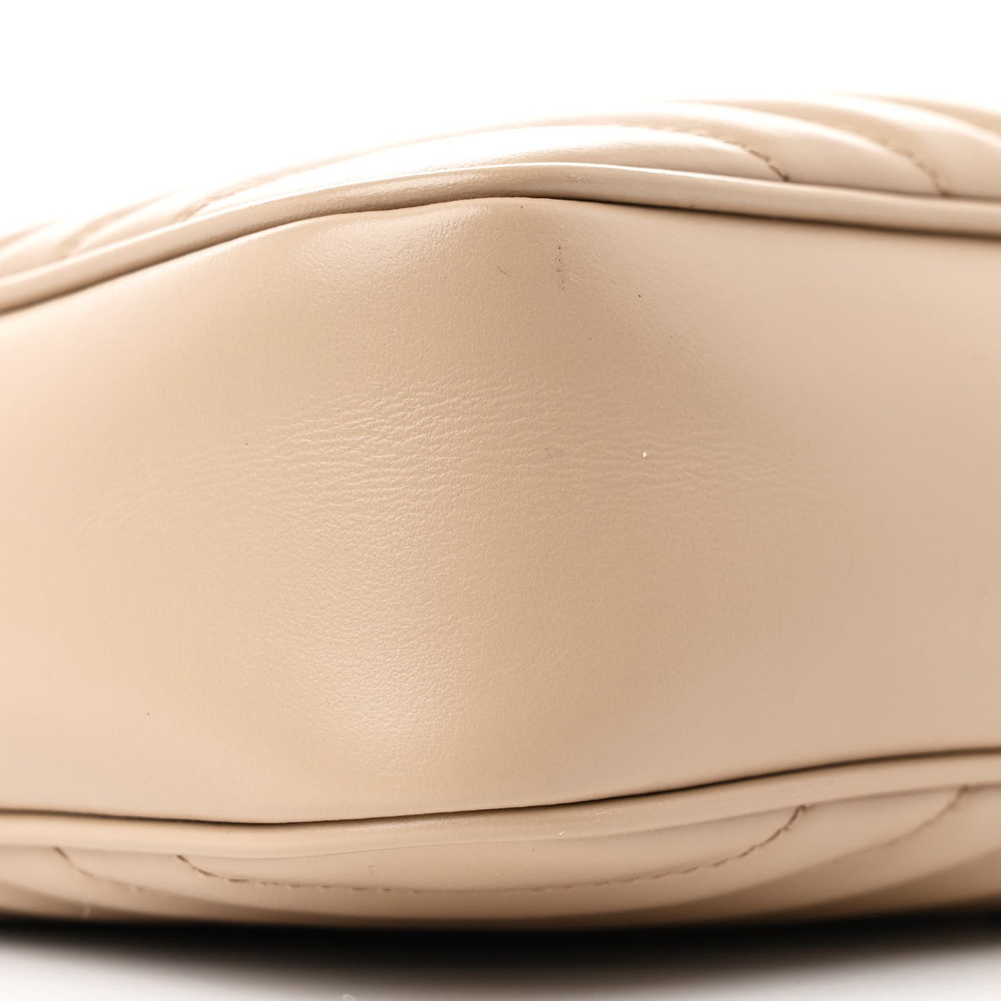 Calfskin Matelasse Monogram Lou Camera Bag Dark Beige