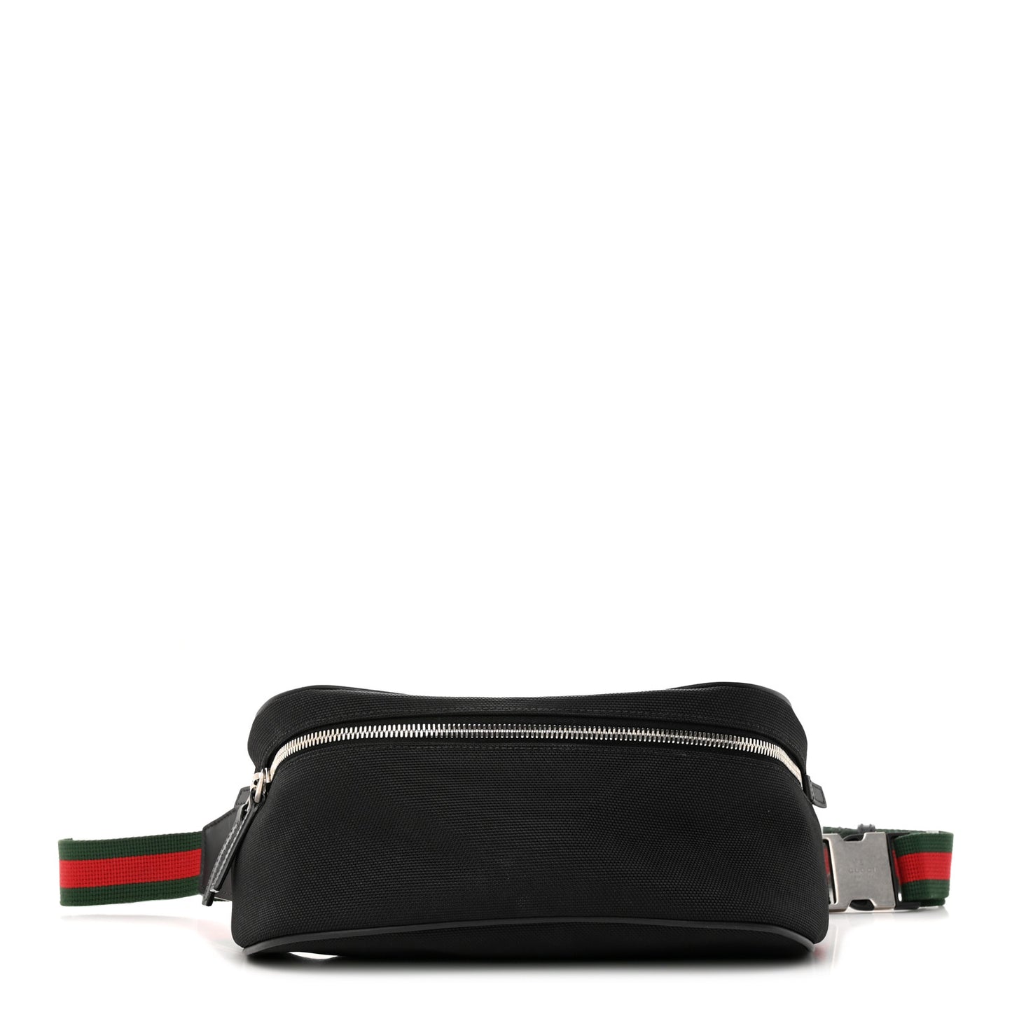 Techno Canvas Web Large Belt Bag Black
